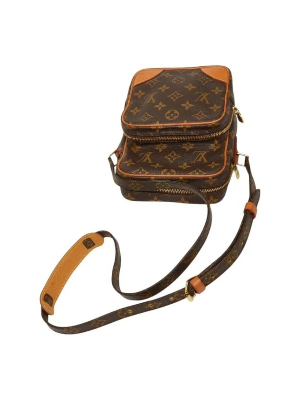 Louis Vuitton Monogram Amazon Crossbody Shoulder Bag Brown Leather - Picture 8 of 10